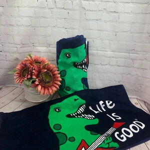 Fun bright colored  striped hooded poncho towel Perfect for the pool, wa…